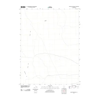 2010 Map of Granite Mountain, 2010 Print