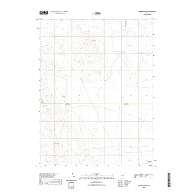 2020 Map of Granite Mountain, 2020 Print
