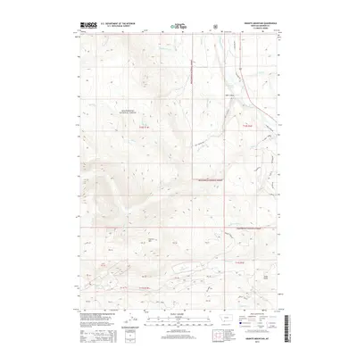 2014 Map of Granite Mountain, 2014 Print
