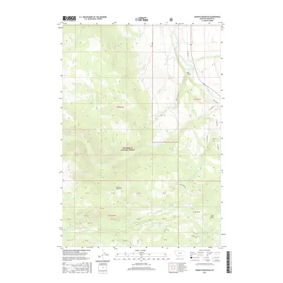 2017 Map of Granite Mountain, 2017 Print
