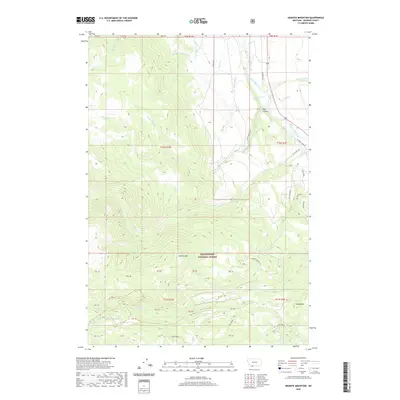 2020 Map of Granite Mountain, 2020 Print