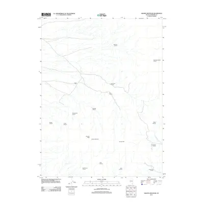 2011 Map of Granite Mountain, 2011 Print