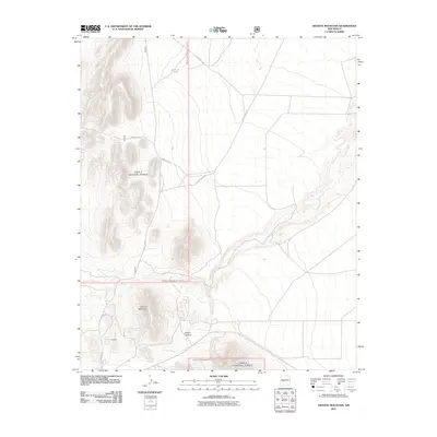 2011 Map of Granite Mountain, 2011 Print