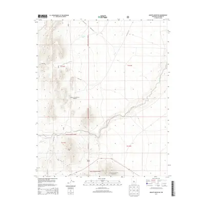 2013 Map of Granite Mountain, 2013 Print