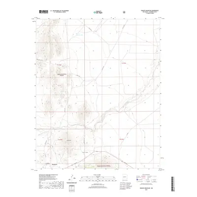 2020 Map of Granite Mountain, 2020 Print