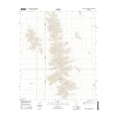 2014 Map of Granite Mountains North, 2014 Print