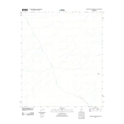 2011 Map of Granite Mountains South, 2011 Print