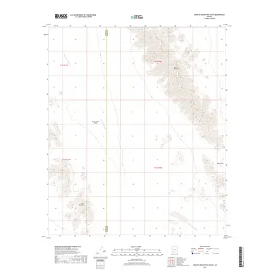 2018 Map of Granite Mountains South, 2018 Print