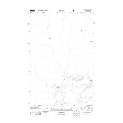 2011 Map of Granite Pass, 2011 Print