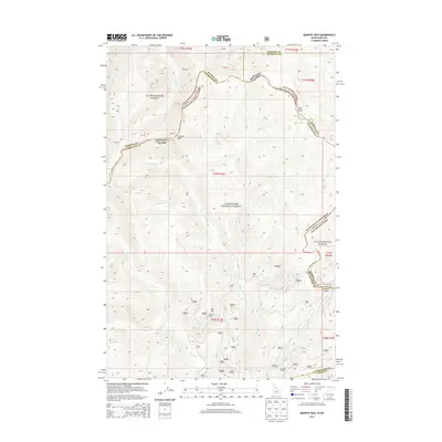 2013 Map of Granite Pass, 2013 Print
