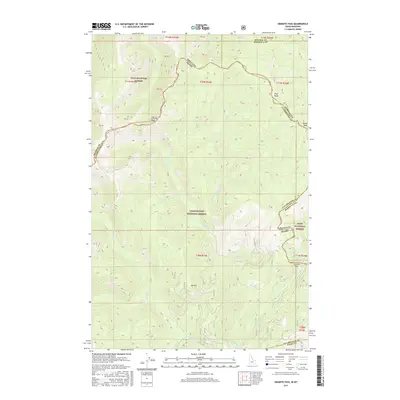 2017 Map of Granite Pass, 2017 Print