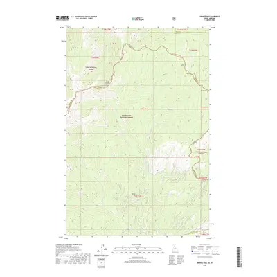 2020 Map of Granite Pass, 2020 Print