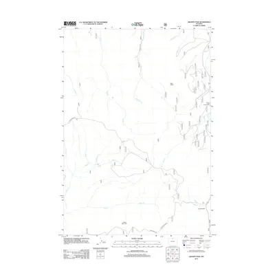 2012 Map of Granite Pass, 2012 Print