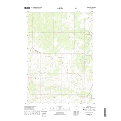 2017 Map of Granite Pass, 2017 Print
