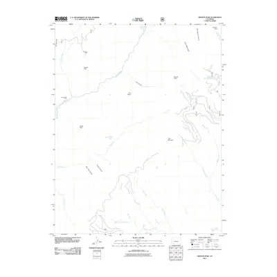 2011 Map of Granite Peak, 2011 Print