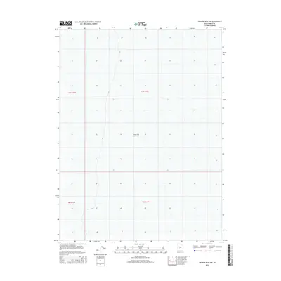 2014 Map of Granite Peak NW, 2014 Print