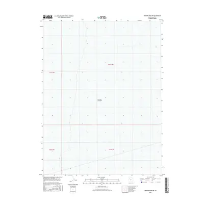 2017 Map of Granite Peak NW, 2017 Print