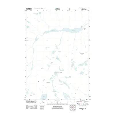 2011 Map of Granite Peak, 2011 Print