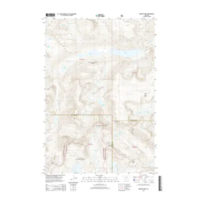 2014 Map of Granite Peak, 2014 Print