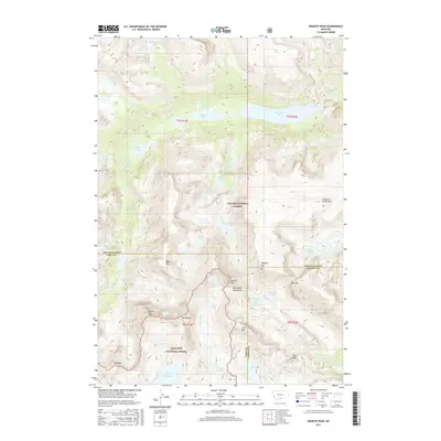 2017 Map of Granite Peak, 2017 Print