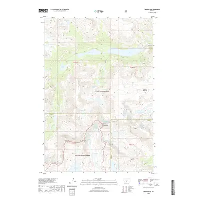 2020 Map of Granite Peak, 2020 Print