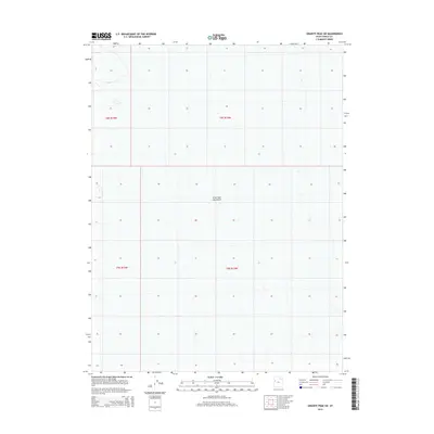 2014 Map of Granite Peak SW, 2014 Print