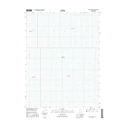 2017 Map of Granite Peak SW, 2017 Print
