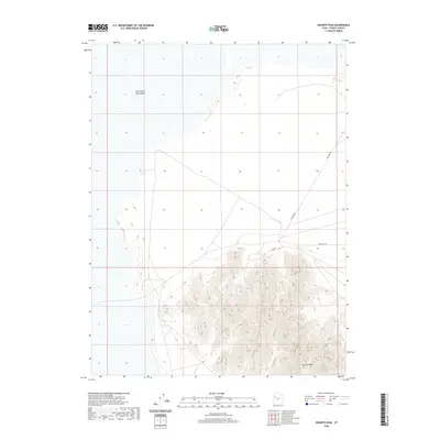 2020 Map of Granite Peak, 2020 Print