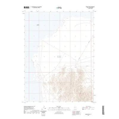 2023 Map of Granite Peak, 2023 Print