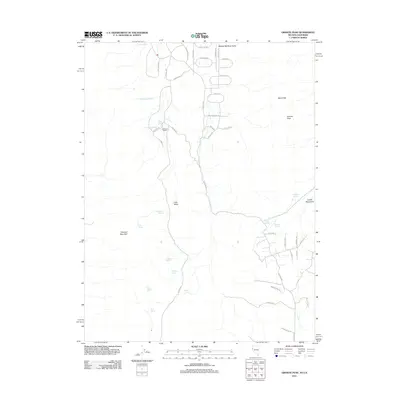 2011 Map of Granite Peak, 2011 Print