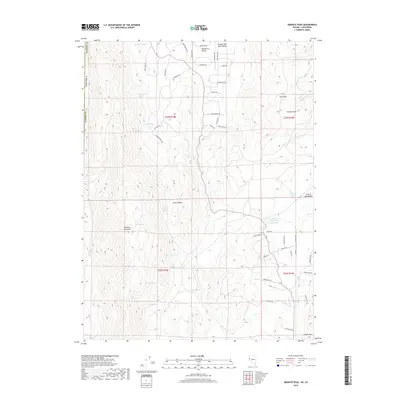 2018 Map of Granite Peak, 2018 Print