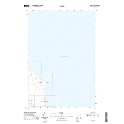 2019 Map of Granite Point, 2019 Print