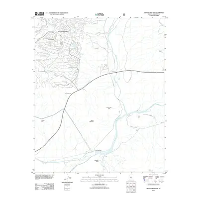 2011 Map of Granite Reef Dam, 2011 Print