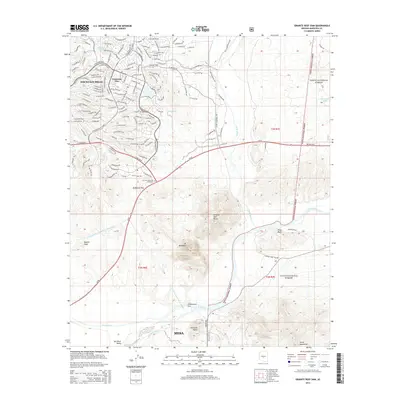 2014 Map of Granite Reef Dam, 2014 Print