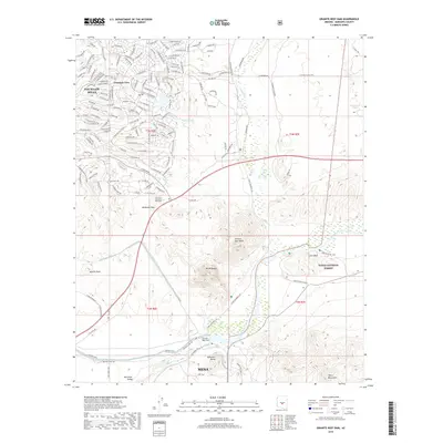 2018 Map of Granite Reef Dam, 2018 Print