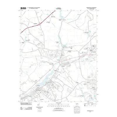 2011 Map of Graniteville, 2011 Print