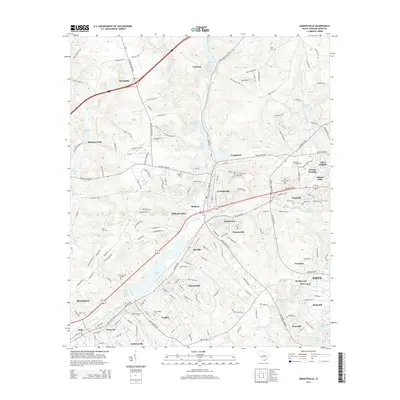 2014 Map of Graniteville, 2014 Print