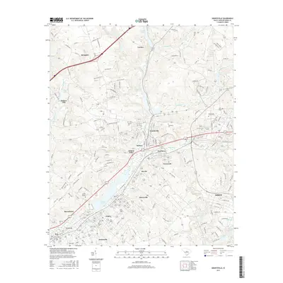 2017 Map of Graniteville, 2017 Print