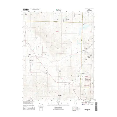 2015 Map of Graniteville, 2015 Print