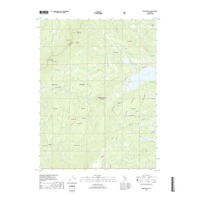 2018 Map of Graniteville, 2018 Print