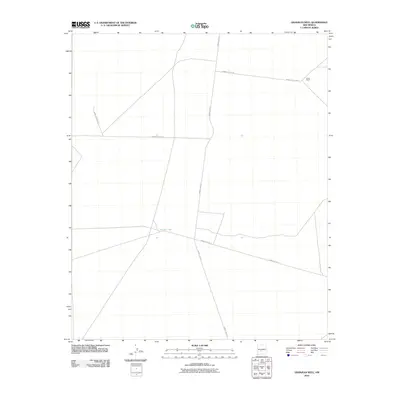 2010 Map of Granjean Well, 2010 Print