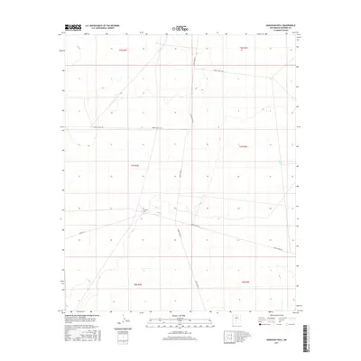 2017 Map of Granjean Well, 2017 Print