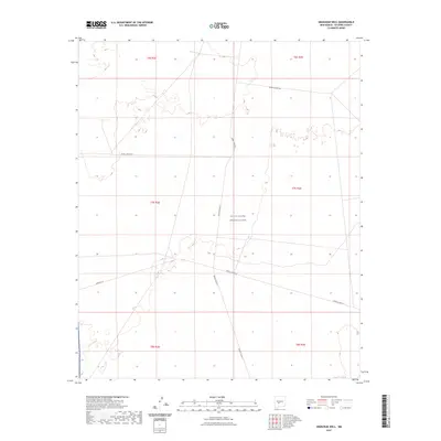 2023 Map of Granjean Well, 2023 Print