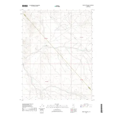 2018 Map of Granny Goose Well, 2018 Print
