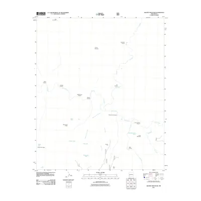 2011 Map of Granny Mountain, 2011 Print