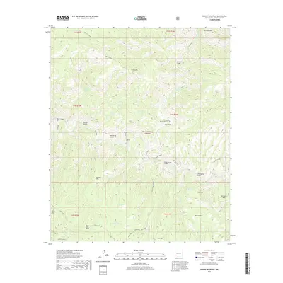 2020 Map of Granny Mountain, 2020 Print