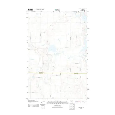 2013 Map of Grant Lake, 2013 Print