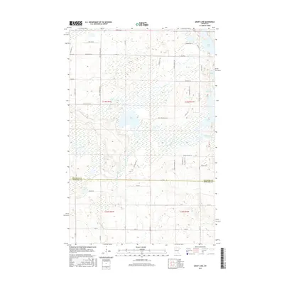 2016 Map of Grant Lake, 2016 Print