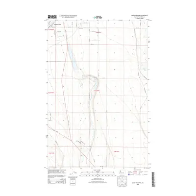 2014 Map of Grant Orchards, 2014 Print