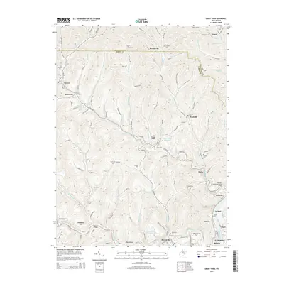 2014 Map of Grant Town, 2014 Print